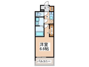 ﾌｧｰｽﾄﾌｨｵｰﾚ難波ｸﾚｼｱ(704)の物件間取画像